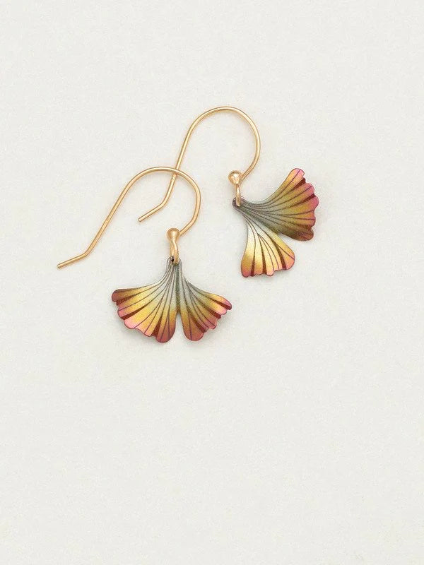 Holly Yashi Petite Ginkgo Earrings