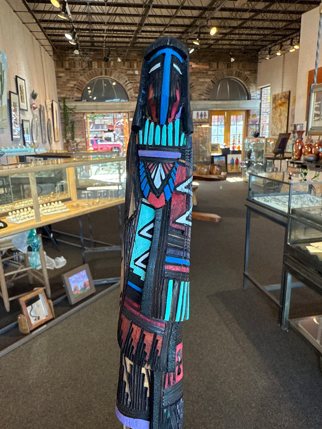 11 inch Kachina Sculpture by Navajo Artist Jerald Guy