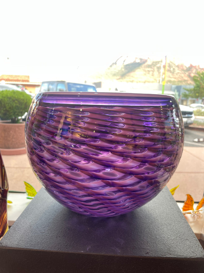Purple Ribbon Bowl