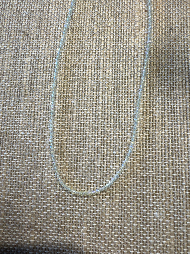 Aura Coated Quartz Necklace