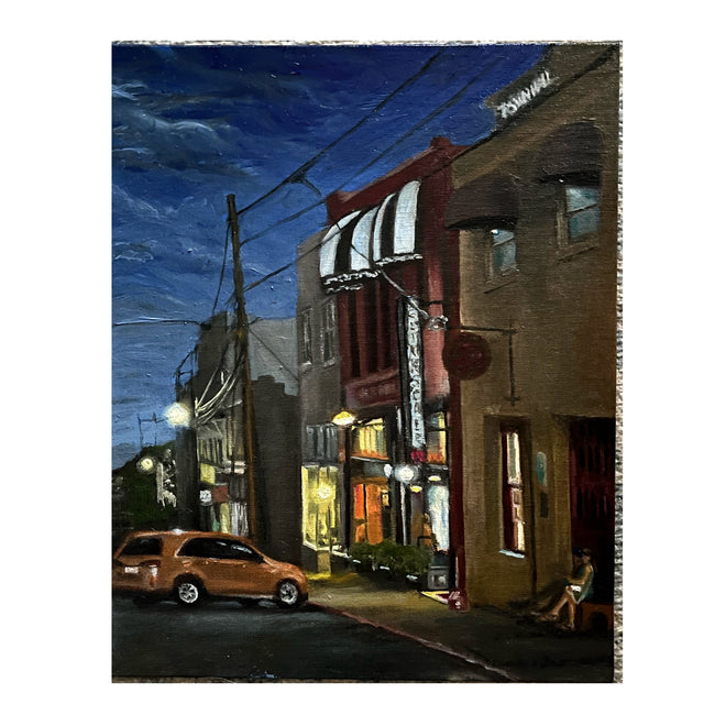 Delicious at Night 16x14 (Jerome AZ)