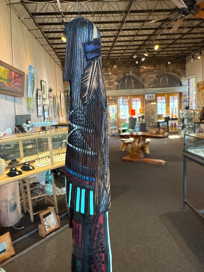 11 inch Kachina Sculpture by Navajo Artist Jerald Guy