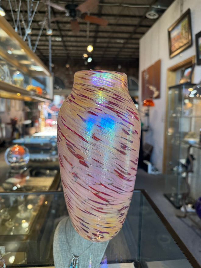 Spun Glass Vase