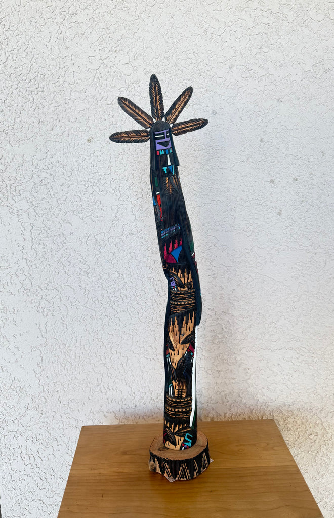 24-inch Kachina Sculpture by Navajo Artist Jerald Guy