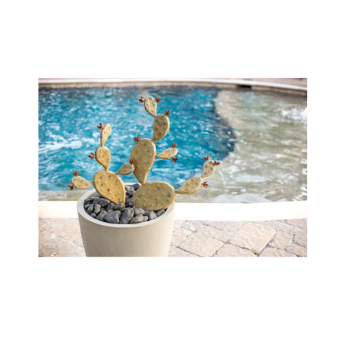 Metal Prickly Pear Cactus