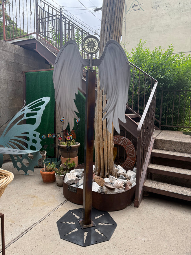 Steel Angel Sculpture