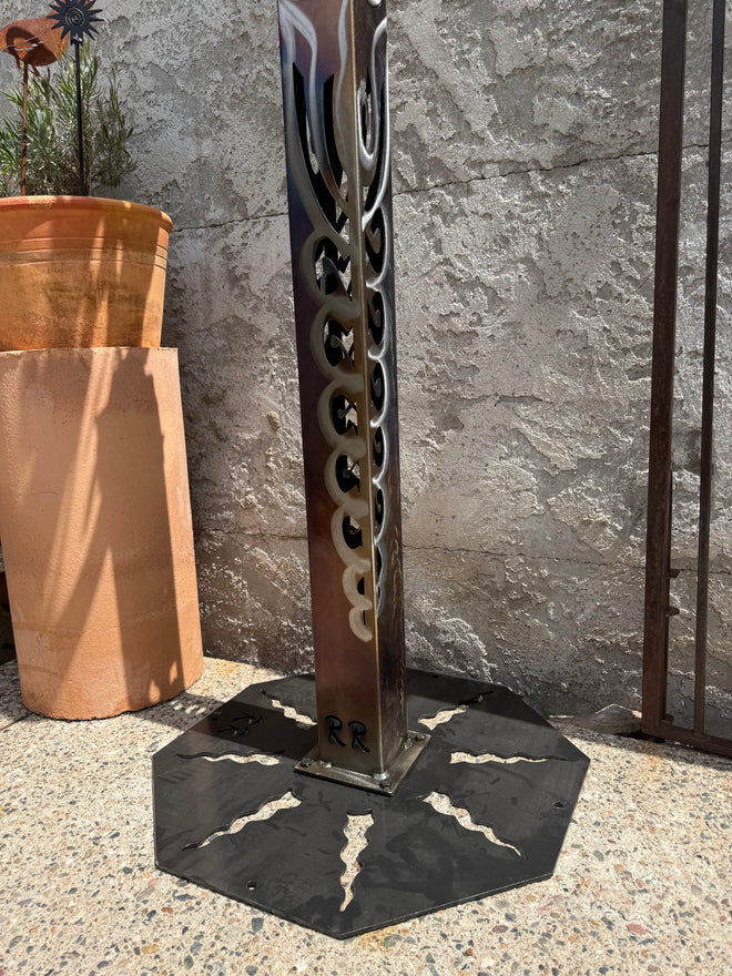 Turquoise Ring Head Sculpture