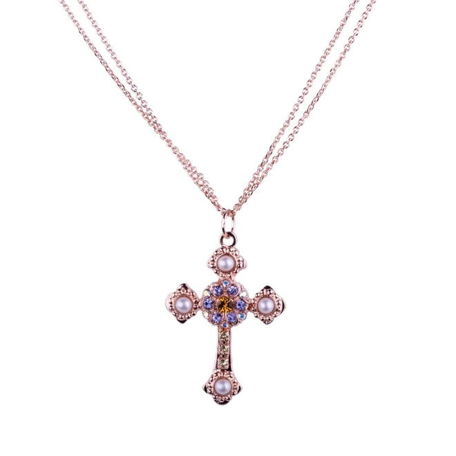 Flat Cross Pendent with Chain