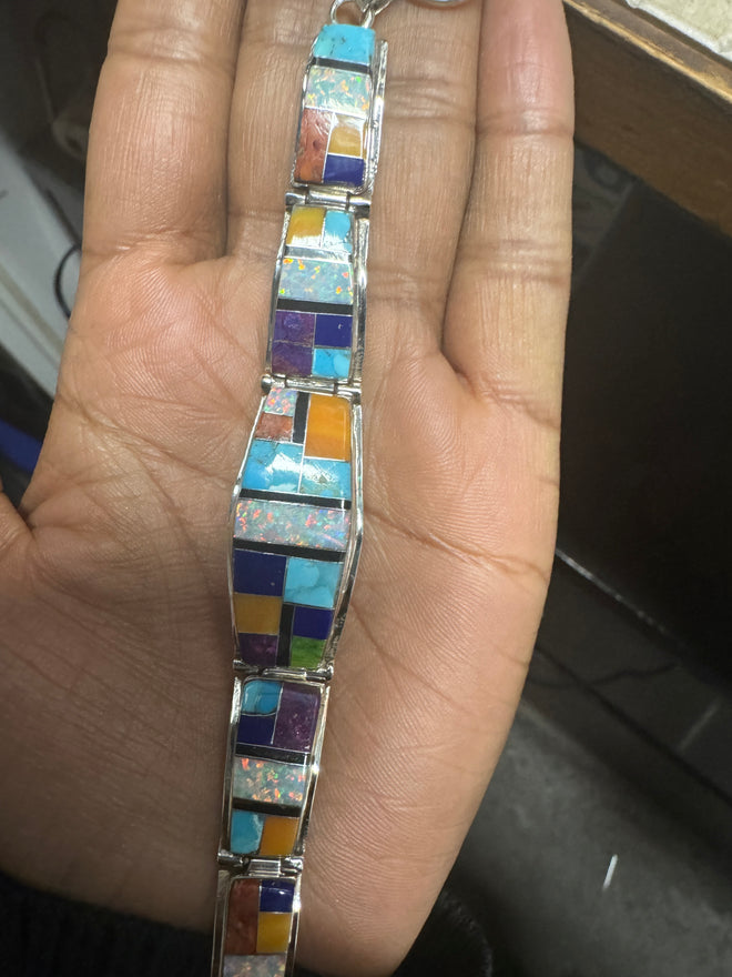 Multi Stone bracelet Large