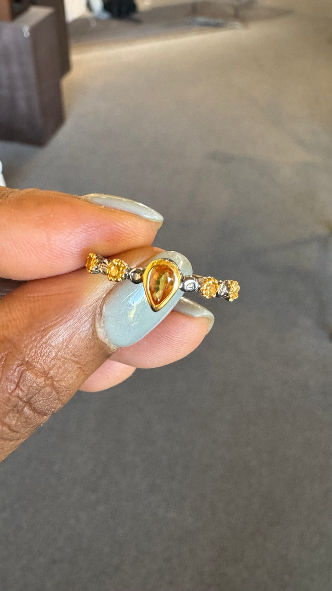 Yellow Sapphire Ring