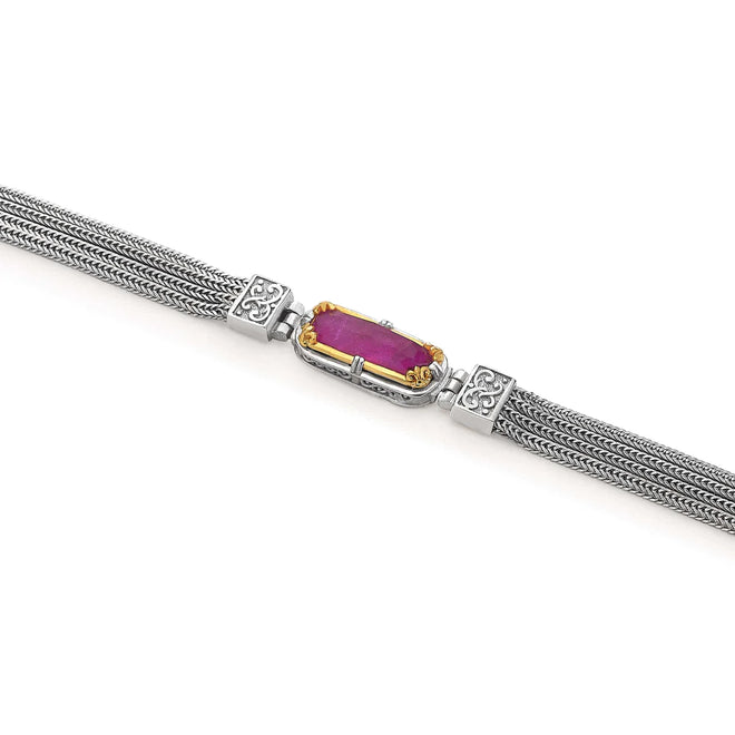 Ruby Doublet Bracelet