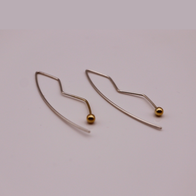 Small Zig Zag Earrings