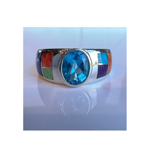 Indian Summer - Blue Topaz Ring