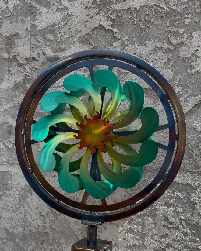 Turquoise Ring Head Sculpture