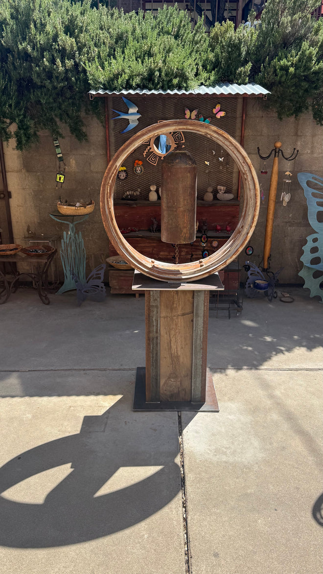Sentinel - Metal Bell Sculpture