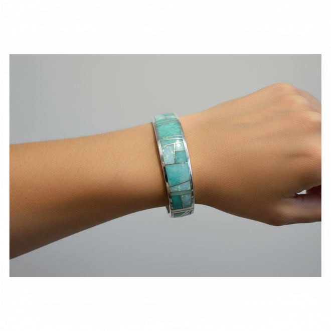 Opal & Amazonite Cuff