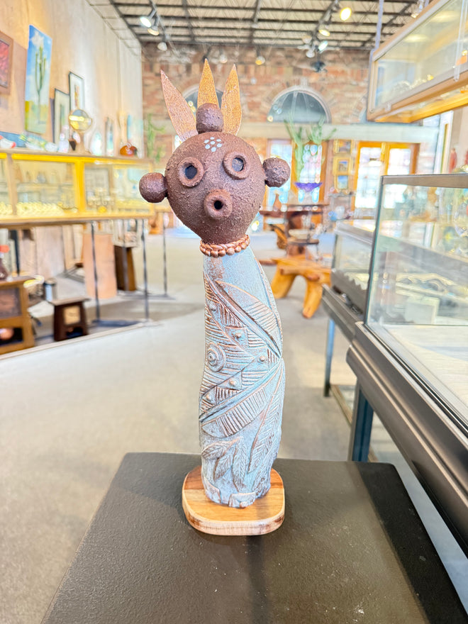 Copper Mudhead Kachina