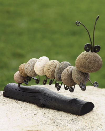 River Stone Caterpillar