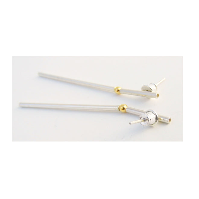 Stright Long Flex Post Earrings