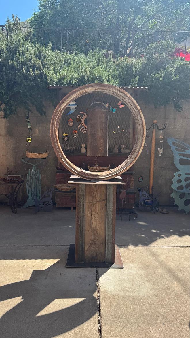 Sentinel - Metal Bell Sculpture