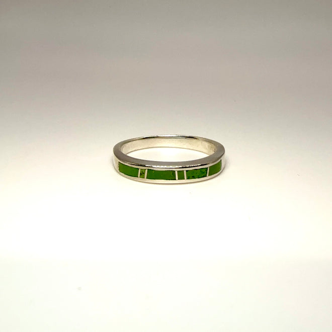 Petite Gaspeite Ring