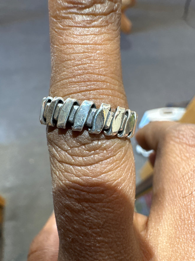 5mm silver ring band