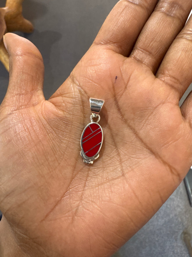 Rosalita Pendent - Navajo Inlaid
