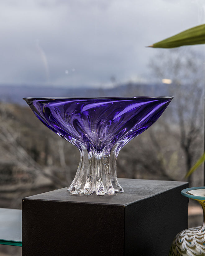 Violet Glass Bowl