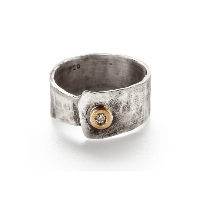 Rustic Gold Rush Ring Band