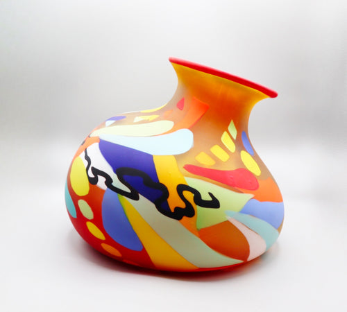 Phoenix Glass Gourd Vessel