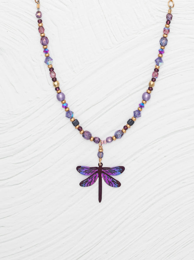 Dragonfly Dreams Beaded Necklace