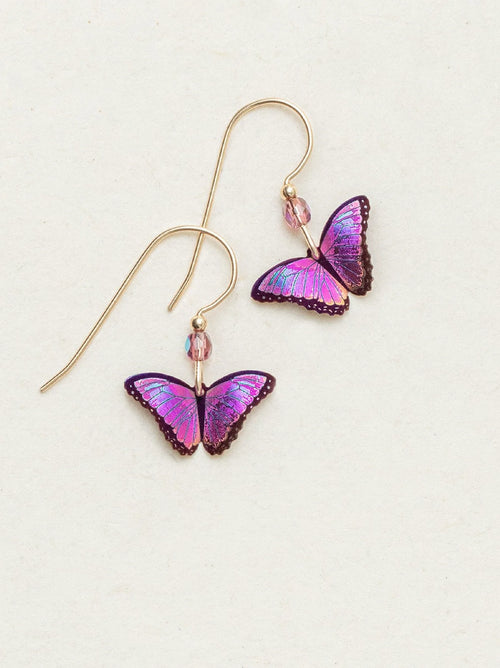 Small Butterfly Drop Earrings