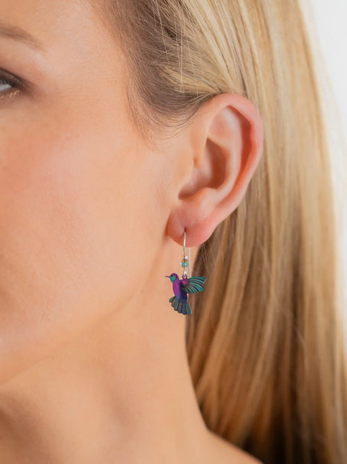 Humming Bird Earrings