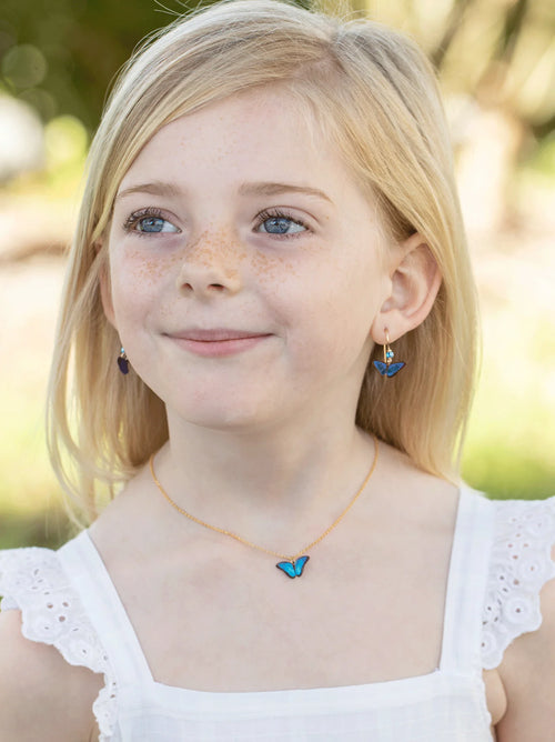 Bella Butterfly Necklace for Kids