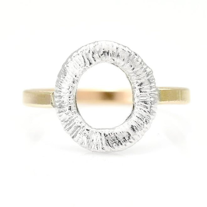 Roung Circle 14k Gold Plated