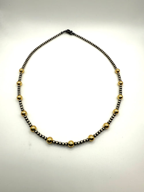 Navajo Pearls Necklace - Hand Strung by Navajo Artists