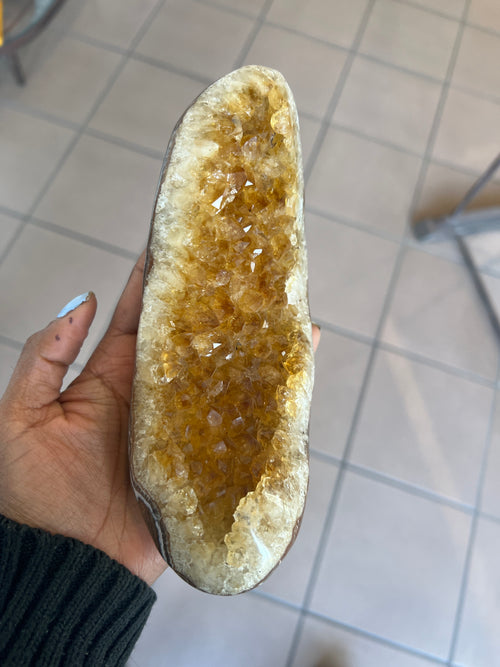 Citrine Rock Gemstone