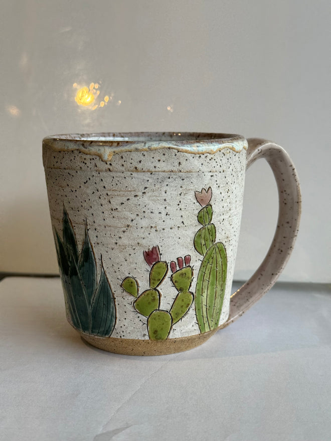 Handmade Ceramic Cactus Mug