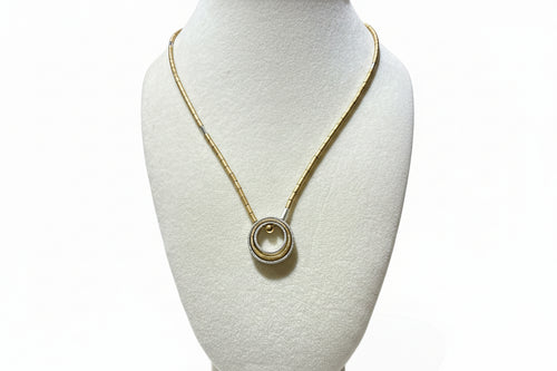 Sterling Silver 18K Gold Vermeil Necklace