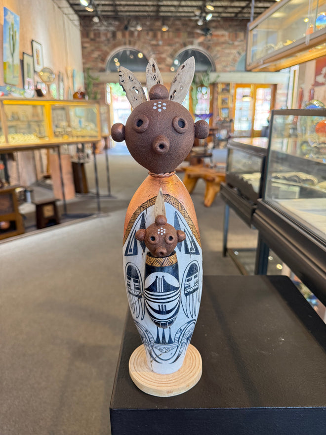 Mama and Baby Mudhead Kachina