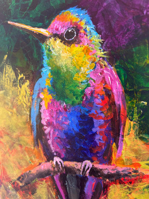 Keep Your Beak Up 10”x8” (original)