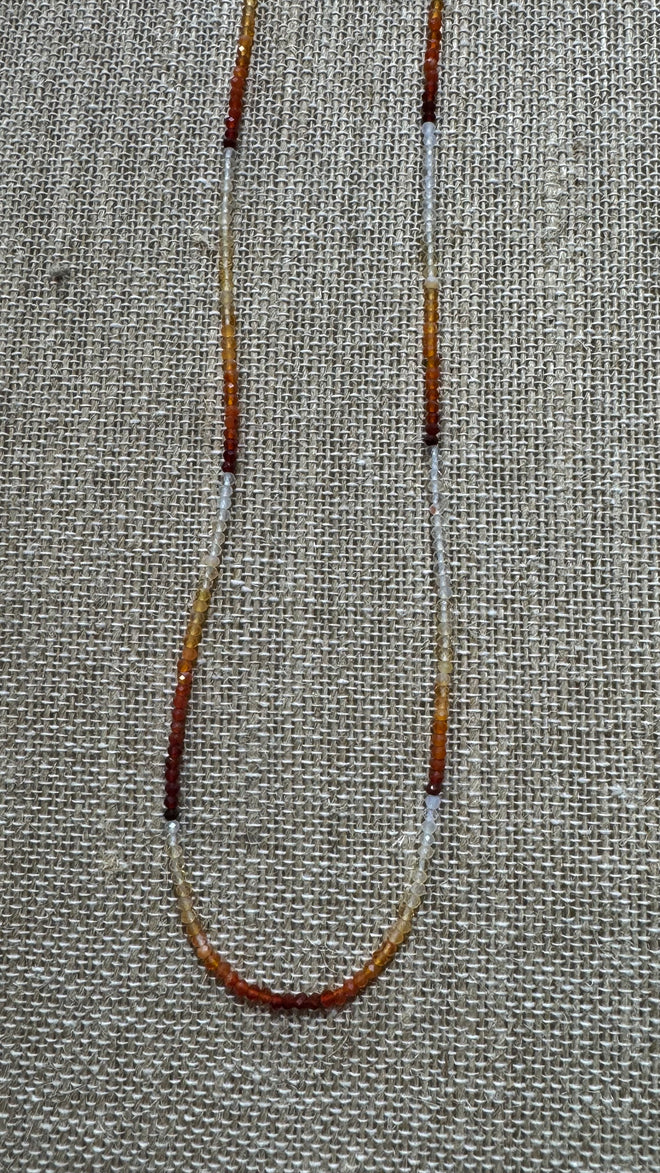 Fire Opal Necklace