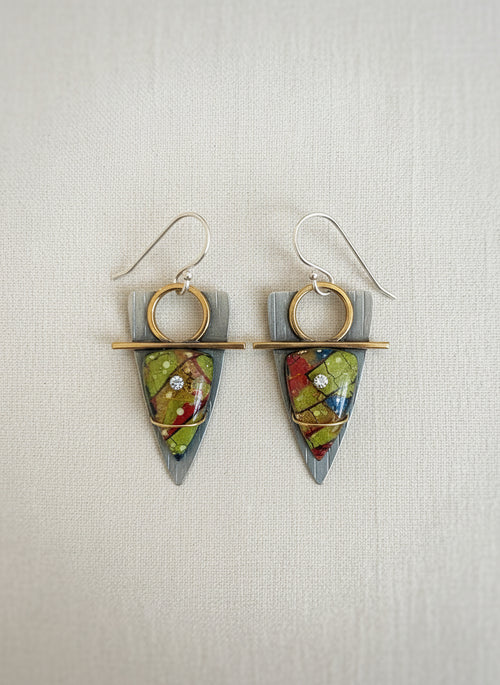 Aralyn Triangle Earrings