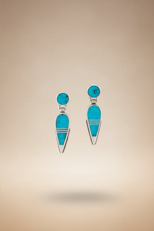 Arizona Blue Turquoise Post Earrings