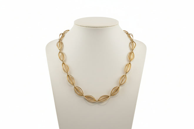 Silver & Gold Double Element Necklace