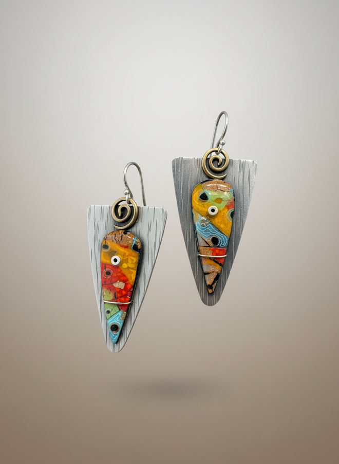 Quist Large Triangle Earrings