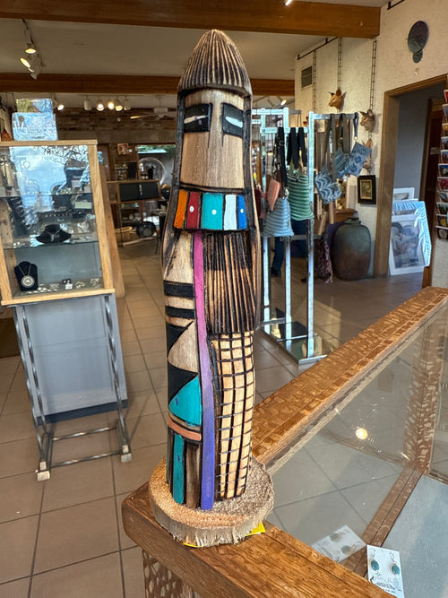 8.5-inch Kachina Sculpture by Navajo Artist Jerome Totsoni