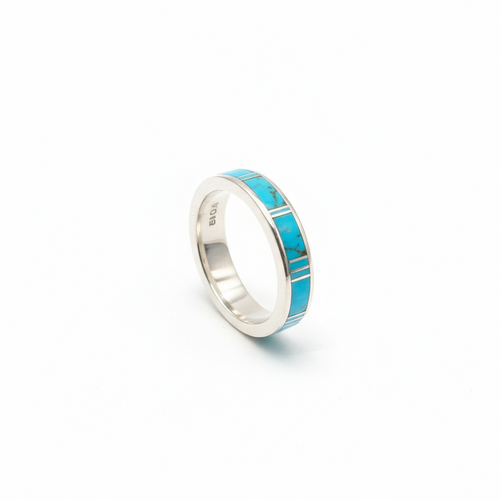 Arizona Blue Turquoise Ring Band