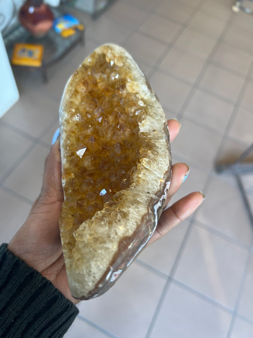 Citrine Rock Gemstone