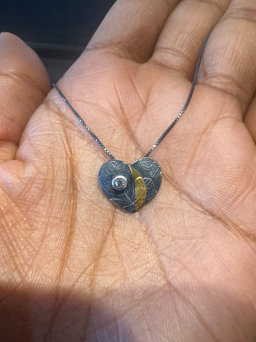 Handmade Heart Necklace made in Sedona Arizona